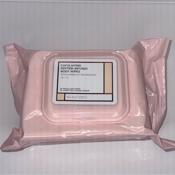 BeautyBio Exfoliating Peptide Body Wipes - Picture 1 of 4